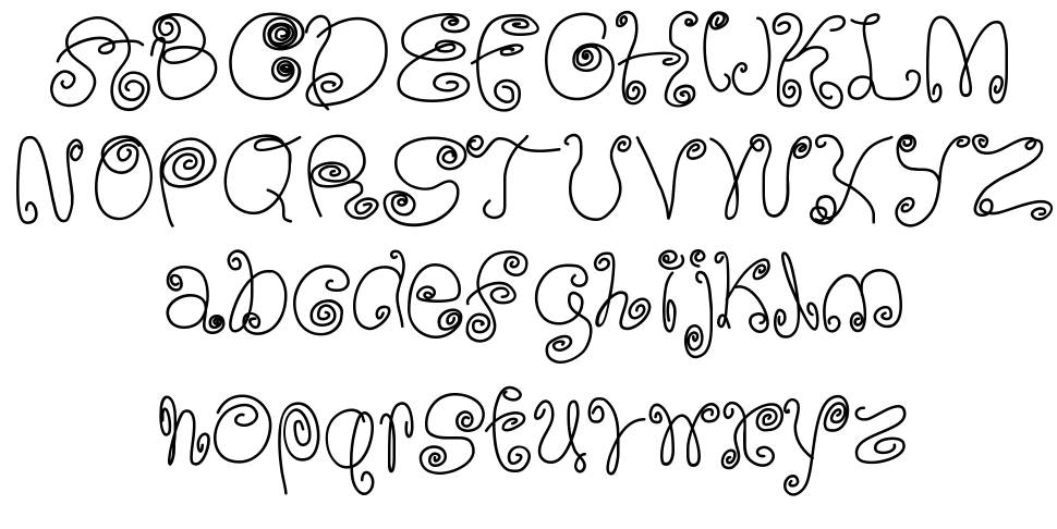Squiggly Little Wiggly Font By Foodonthewall Fontriver