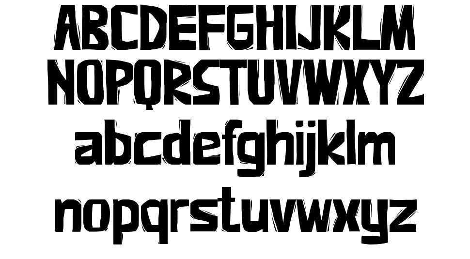 STAMPED font Örnekler