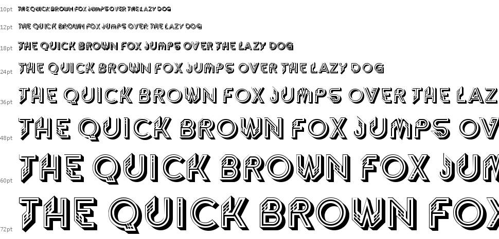 Striptease font Waterfall