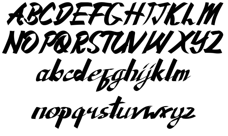 Sunaiko Haines font specimens