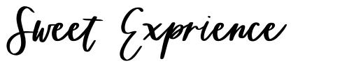 Sweet Exprience schriftart