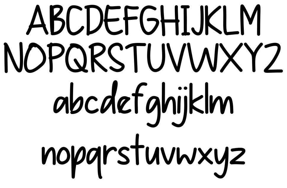 The Unleashed Dreams font specimens