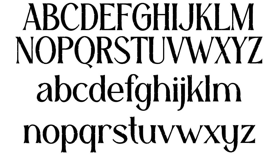 Topuira font specimens