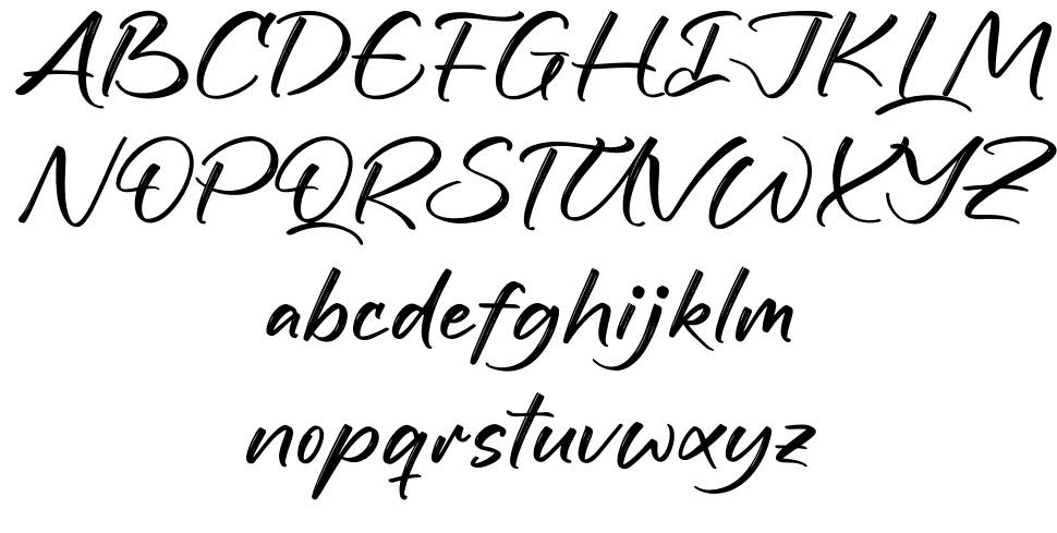 Urban Syndicate Handwritten font Örnekler