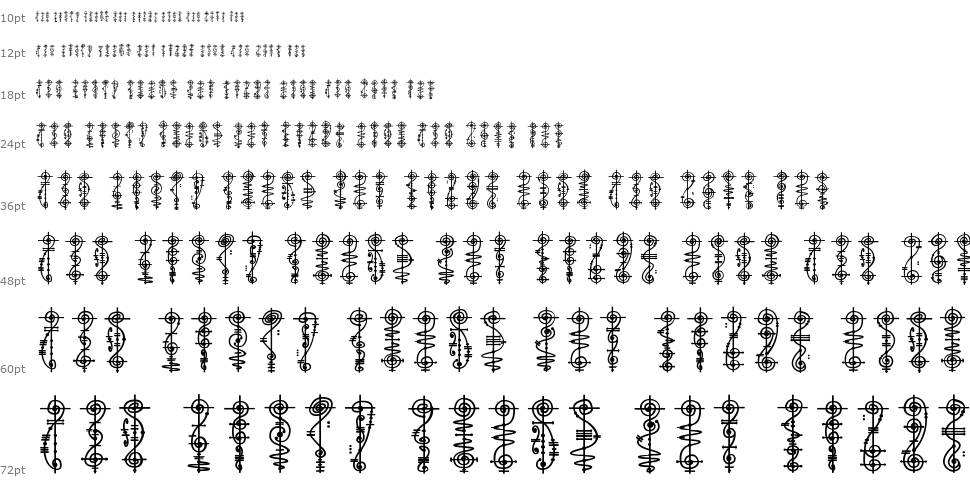 vulcan calligraphy alphabet