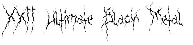XXII Ultimate Black Metal