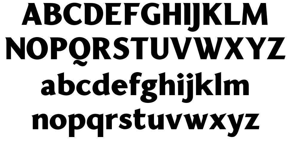 Yorkie font specimens